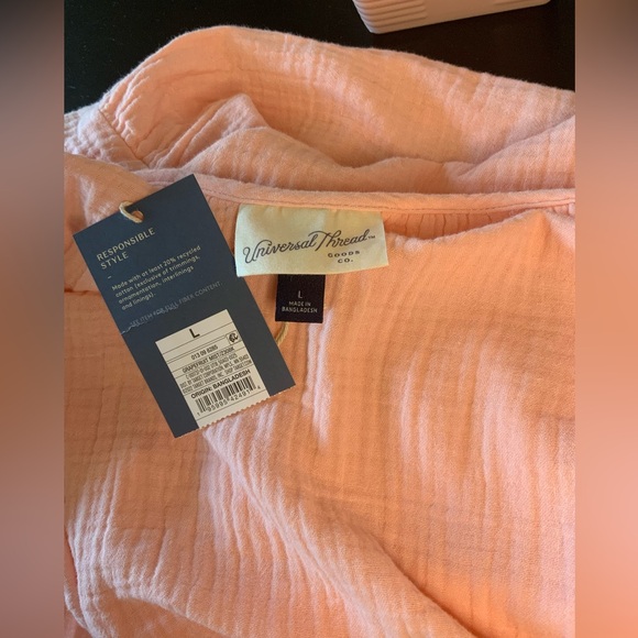 #29 NWT Universal Thread Pink Sun Dress Large - Picture 3 of 3